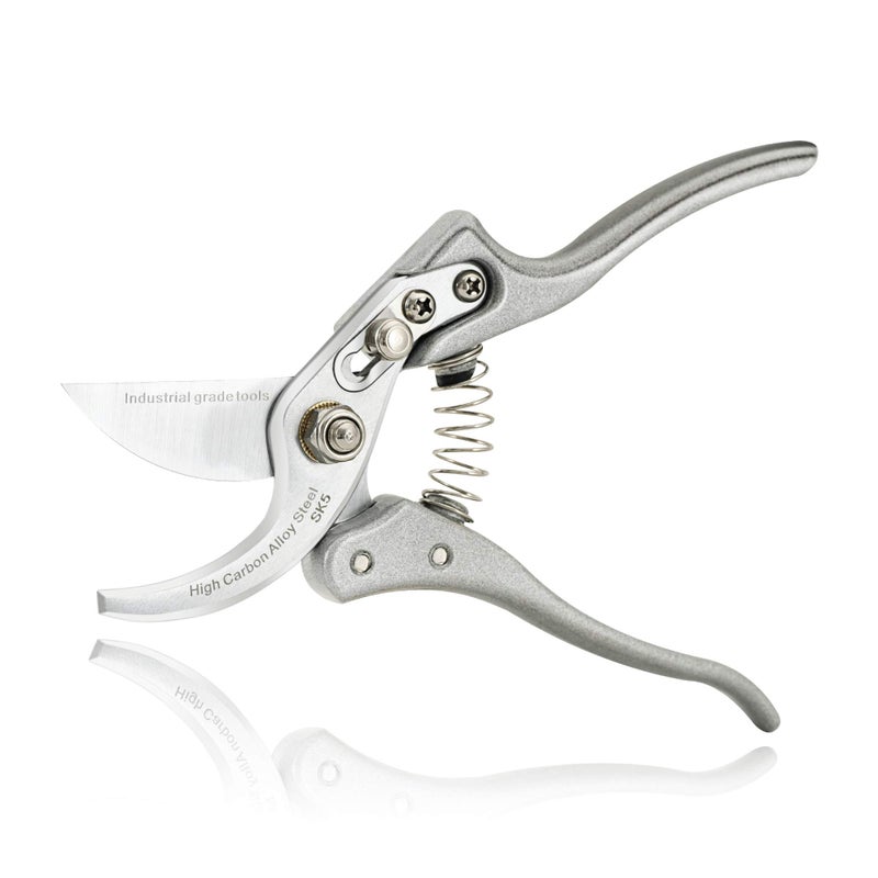 TONMA JP TONMA Pruning Shears for Gardening [Made in Japan] 8 Inch Bypass Garden Scissors Secateurs, Premium Japanese Gardening Tools Hand Pruner Clippers with Ergonomic Handle - Image 2